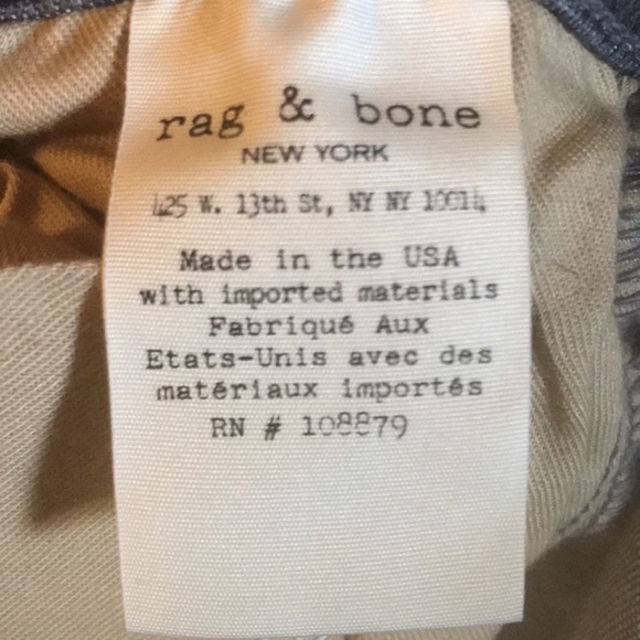 Rag and Bone Woman’s 9inch Skinny Jeans Size 26” - Picture 6 of 12